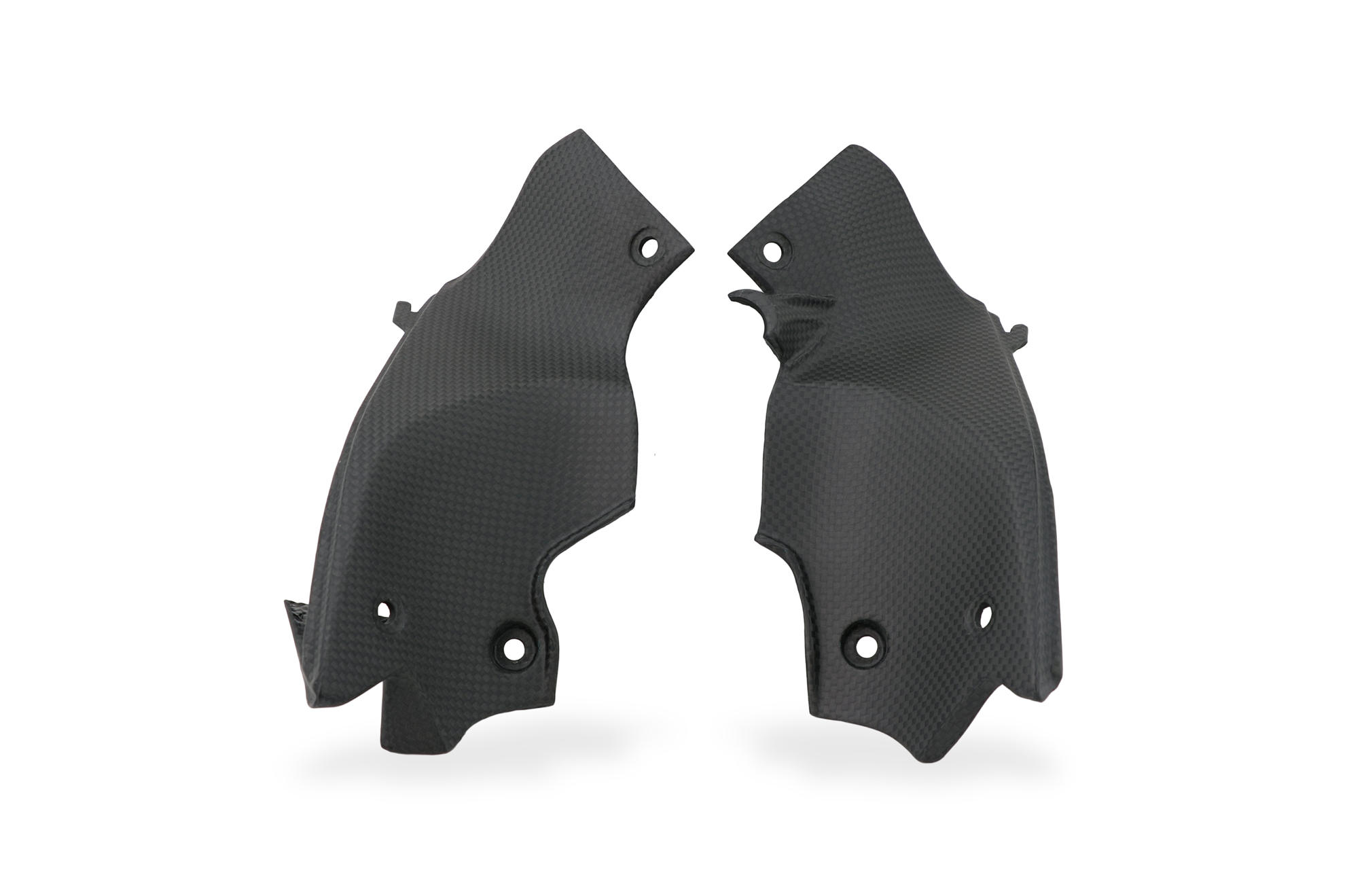 CNC Racing Carbon Fiber Steering Head Covers for the Ducati Streetfighter V2 CNC Racing Carbon Fiber Steering Head Covers for the Ducati Streetfighter V2